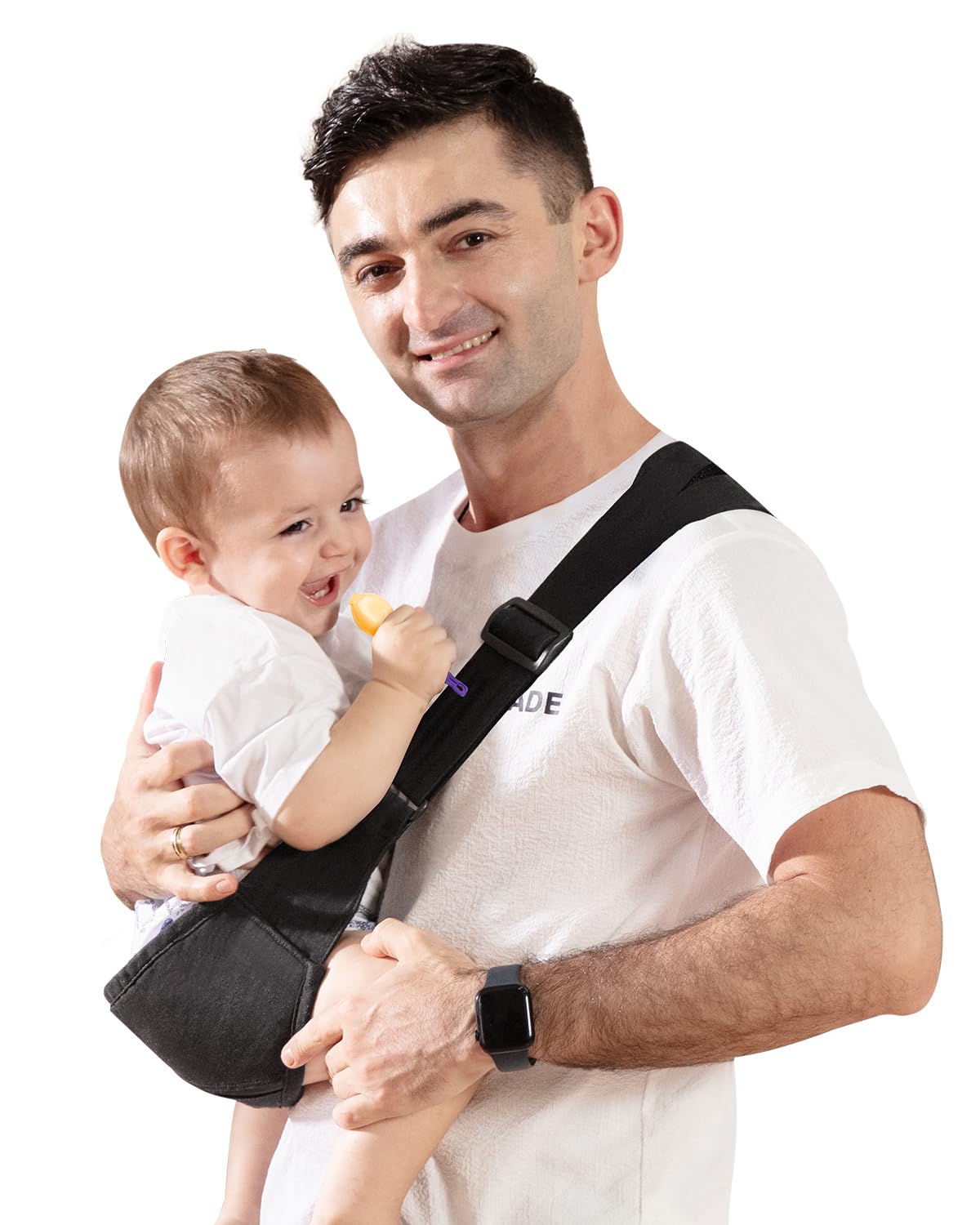 Baby Carrier, KIDIRA Toddler Sling with Adjustable Padded Shoulder Strap, Campact Non-Slip Hip Seat for Newborn to Toddler(8-50 lbs)